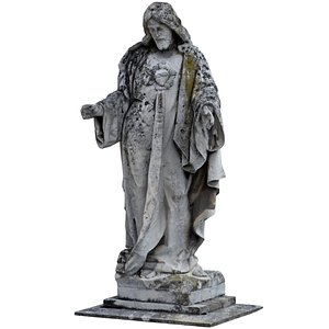 cemetery statue 3D model