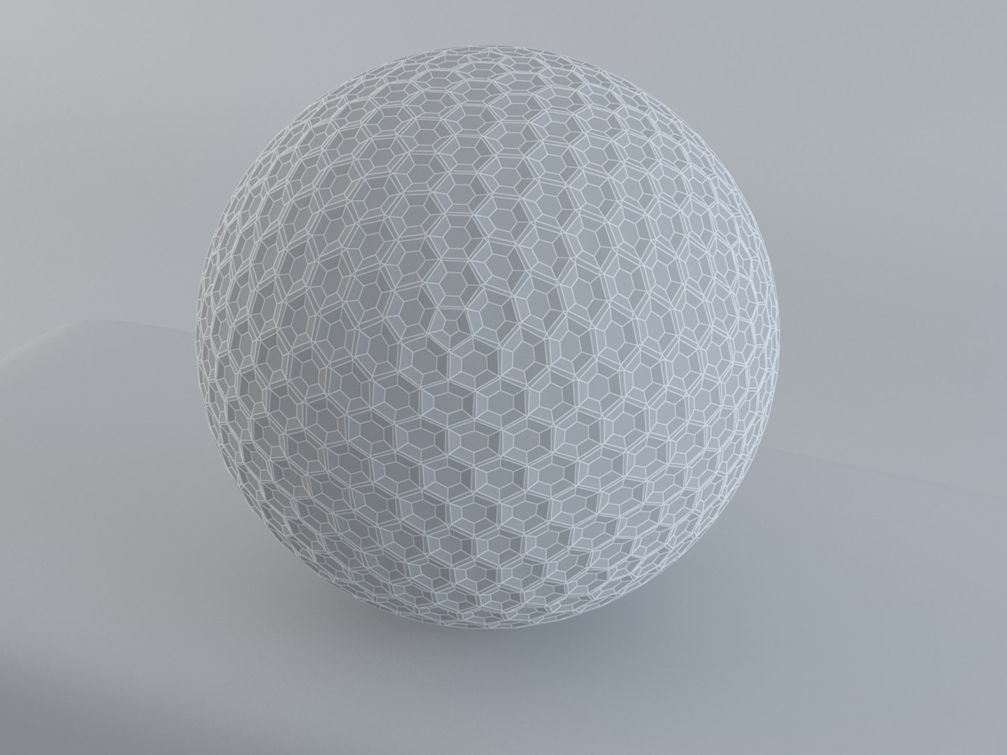 golf ball 3d max