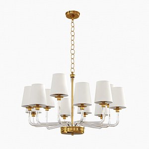 Parker Large Chandelier Visual Comfort Lighting