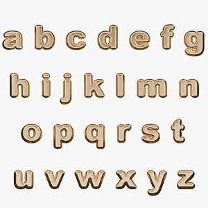 Lowercase Balloons Letters