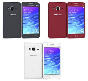 3d model of samsung z1 colors