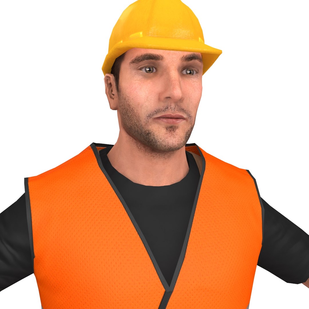 Construction Worker 3D - TurboSquid 1282426