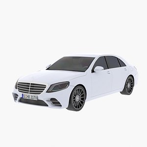 3D Mercedes-Benz S-Class model