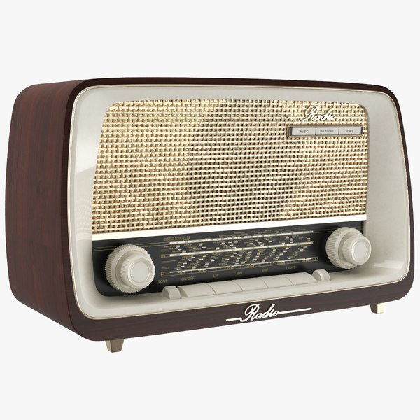 modelo 3d Radio de transistores retro - TurboSquid 1901239