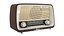 3D Retro Transistor Radio model