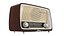 3D Retro Transistor Radio model