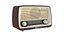 3D Retro Transistor Radio model
