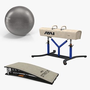 3D model gymnastics equipment