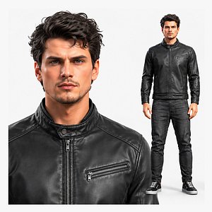 Realistic Man Game Character