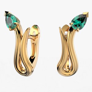 High jewelry Snake earring 2025 E20 3D print model 3D model