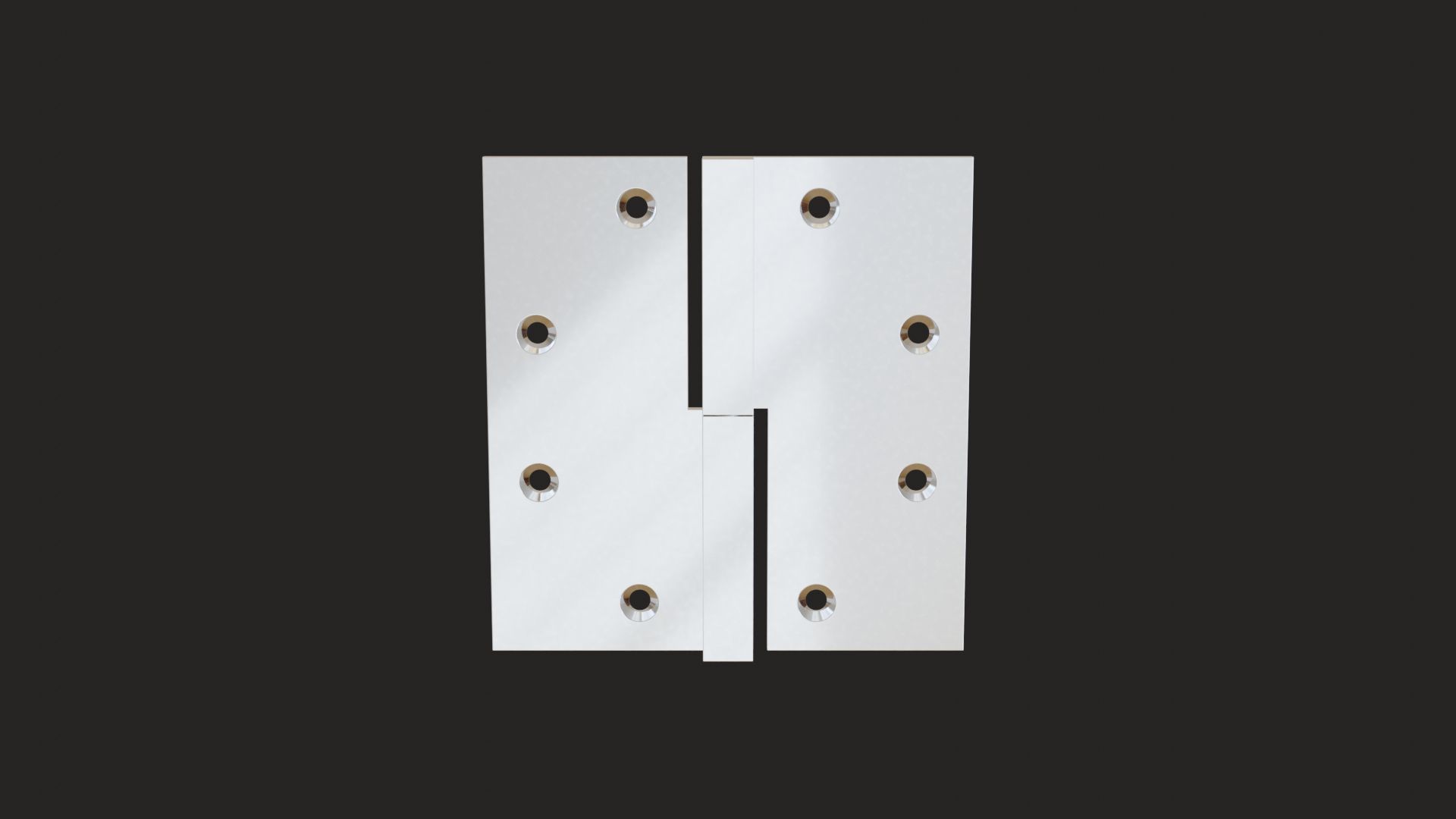 3D Chrome Liftoff Hinge 1 Model TurboSquid 1485747