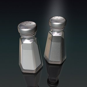 salt pepper shakers 3d model