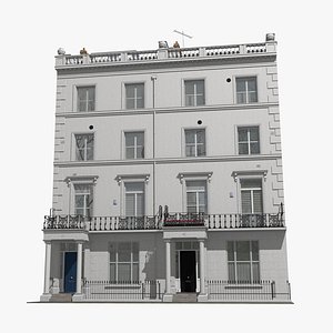 Realistic Old London House 11