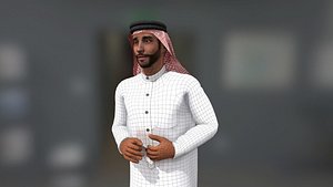 3D Animated Arab Male