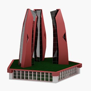 3D Skyscraper 05 model