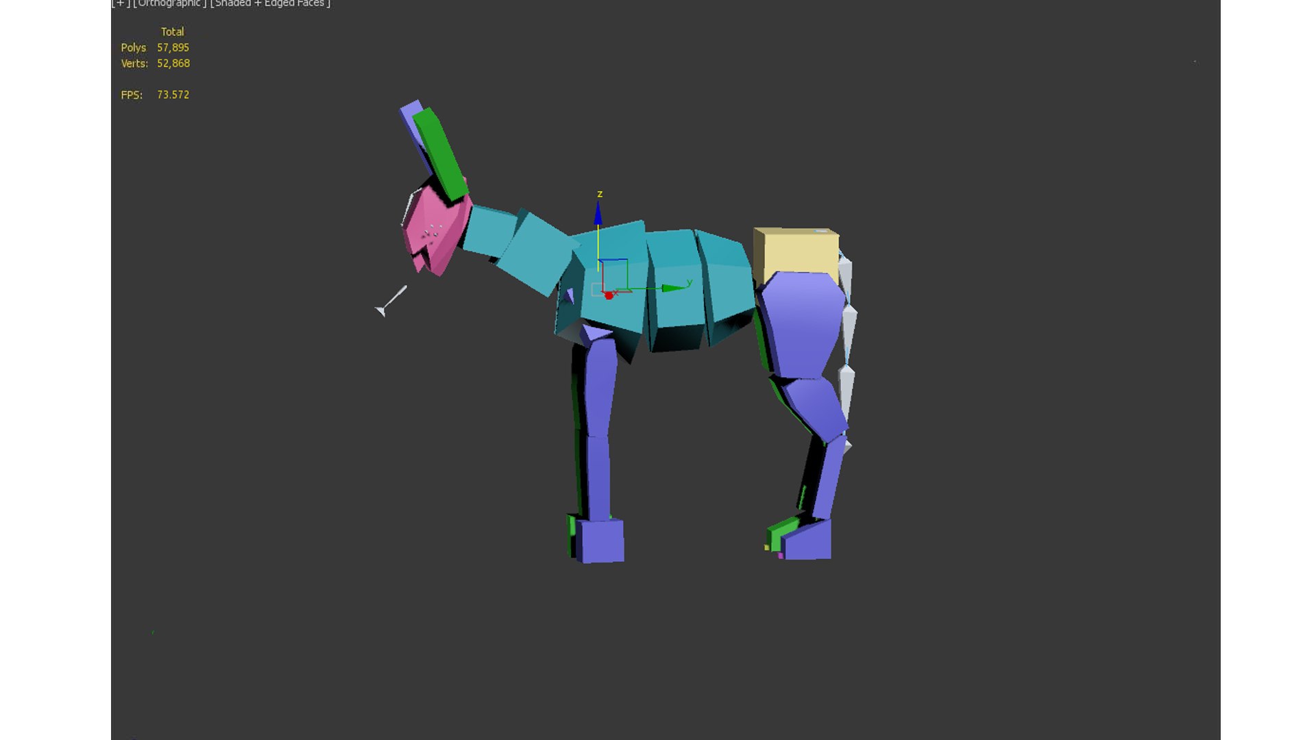 Donkey Model - TurboSquid 2484861