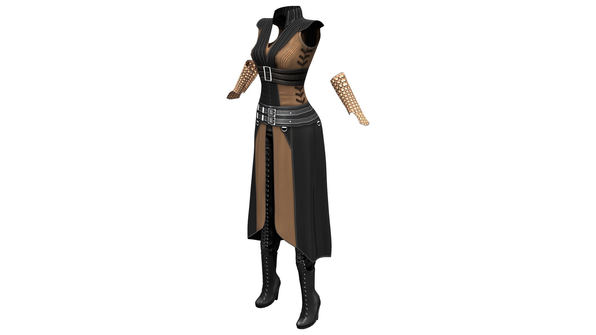 Period Outfit 3D Model - TurboSquid 1880160