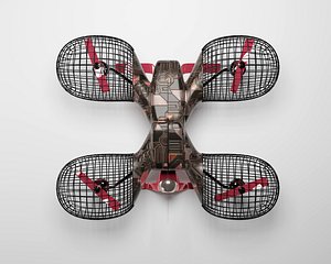 drone sports blender 3D model