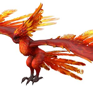 Phoenix Rigged 3D model