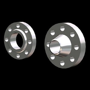 Samples of Pipe Flanges I have for sale on Turbo Squid