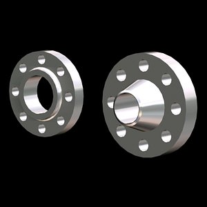 Samples of Pipe Flanges I have for sale on Turbo Squid