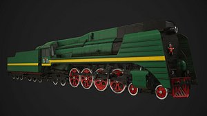 P36 Steam loco PBR Game Ready
