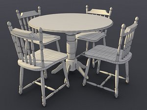 3d chair table
