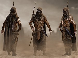 3D Post Apocalyptic Nomad model