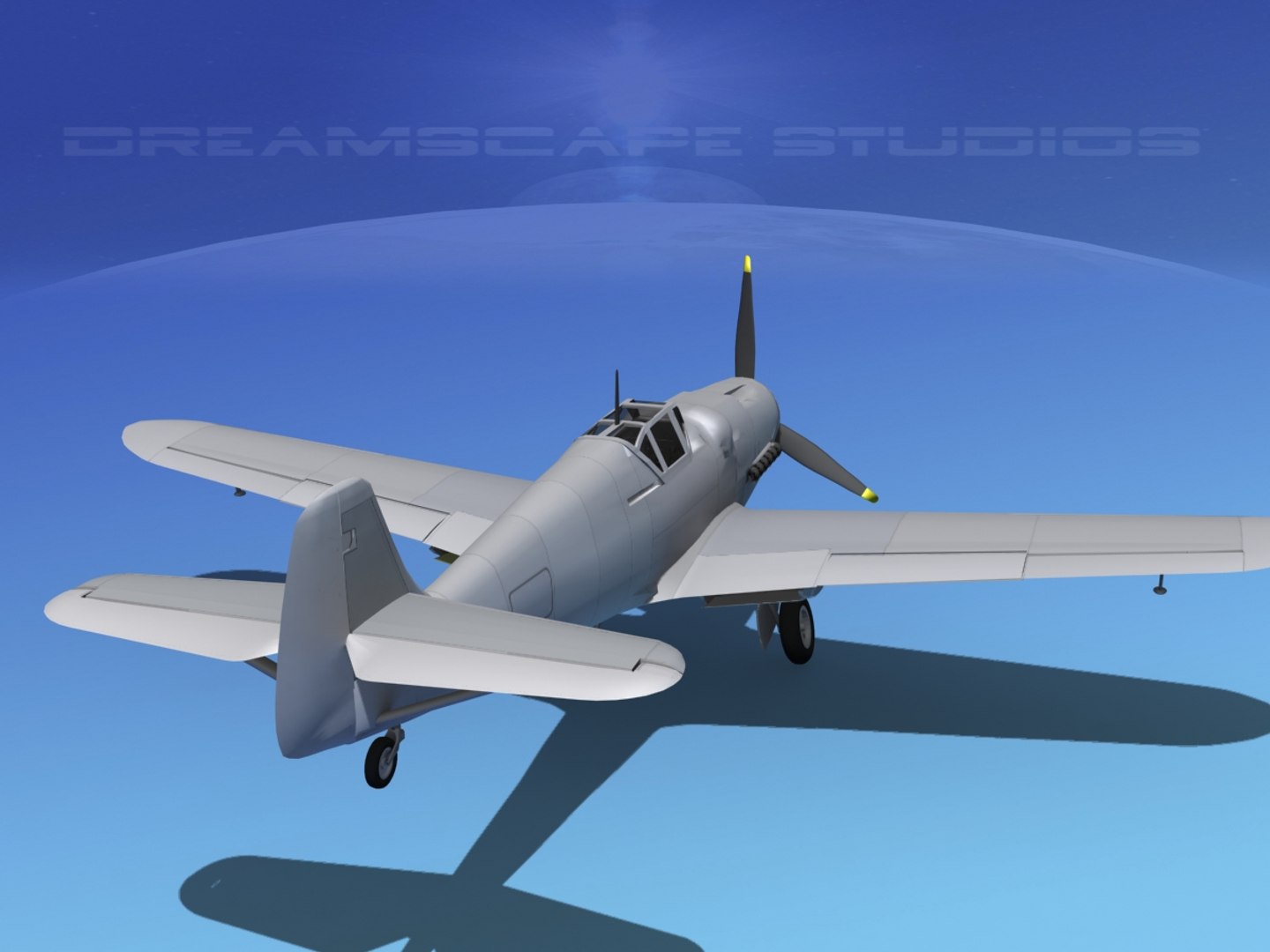 3ds messerschmitt bf-109 fighter