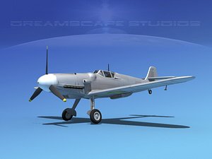 3ds messerschmitt bf-109 fighter