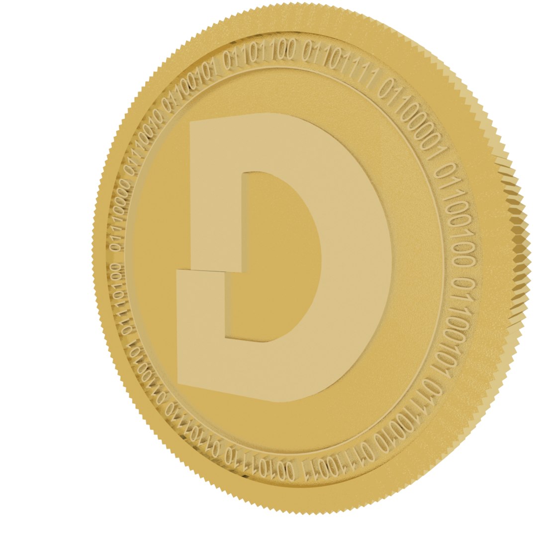 3d Model Davinci Coin Gold - Turbosquid 1495584