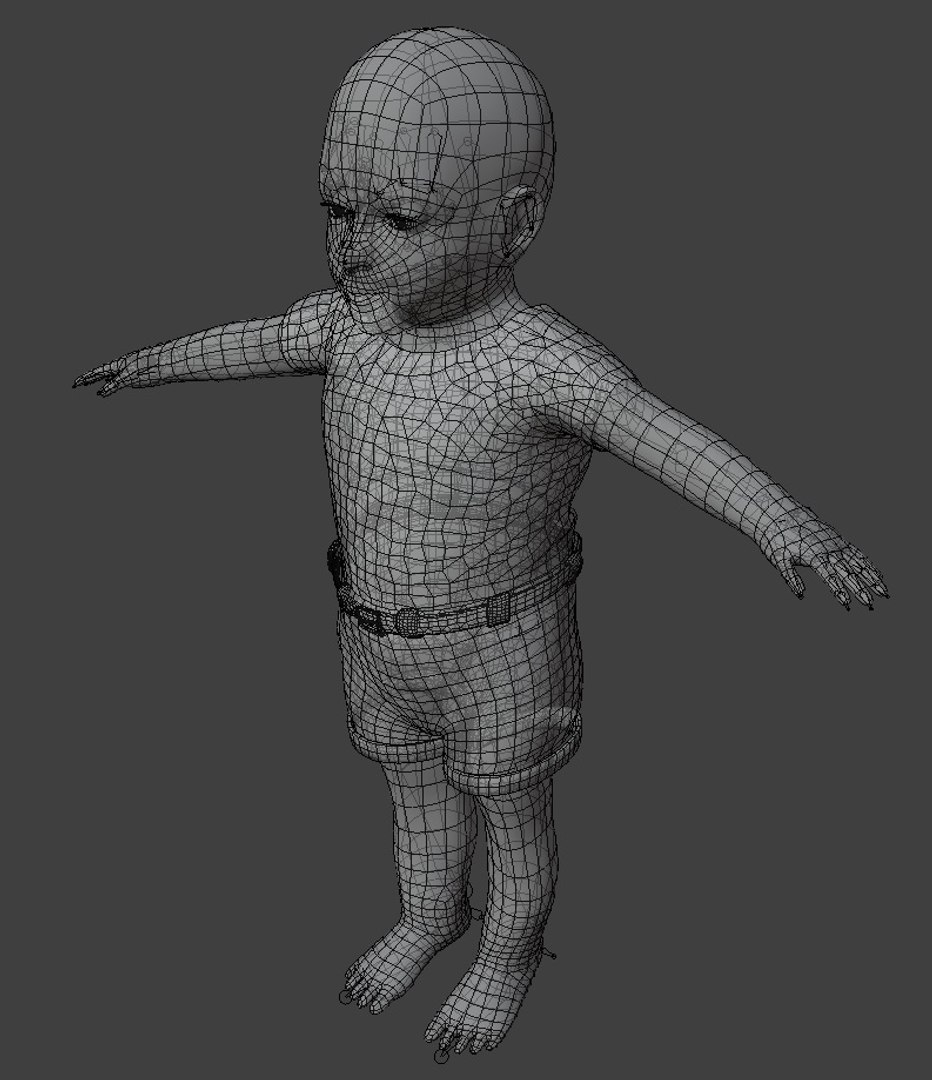 3D Child Rigged Low-poly - TurboSquid 1813915