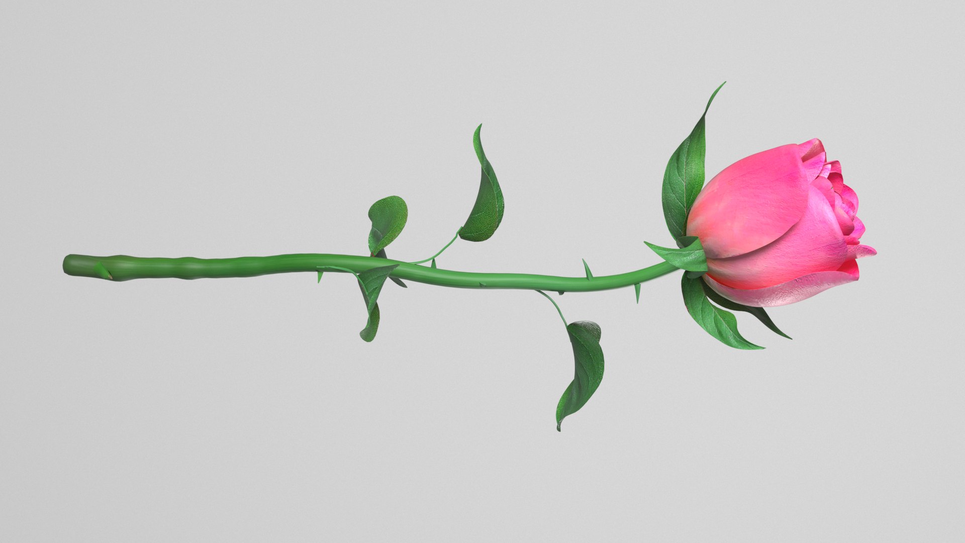 Rose Flower 3D Model - TurboSquid 2037582