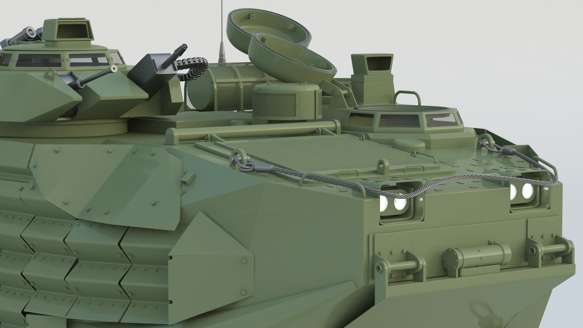 3D AAVP-7A1 Assault Amphibious Vehicle model - TurboSquid 1921294