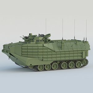 3D AAVP-7A1 Assault Amphibious Vehicle model