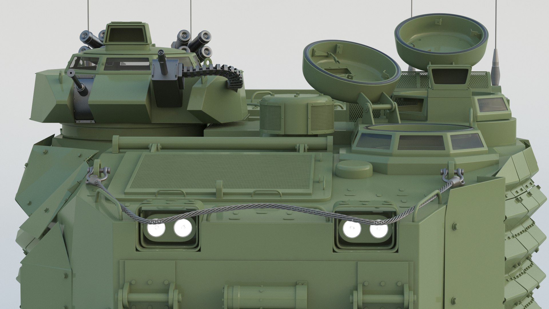 3D AAVP-7A1 Assault Amphibious Vehicle model - TurboSquid 1921294
