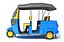 auto rickshaw mini taxi 3D model