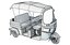 auto rickshaw mini taxi 3D model
