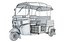auto rickshaw mini taxi 3D model