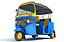 auto rickshaw mini taxi 3D model