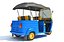 auto rickshaw mini taxi 3D model