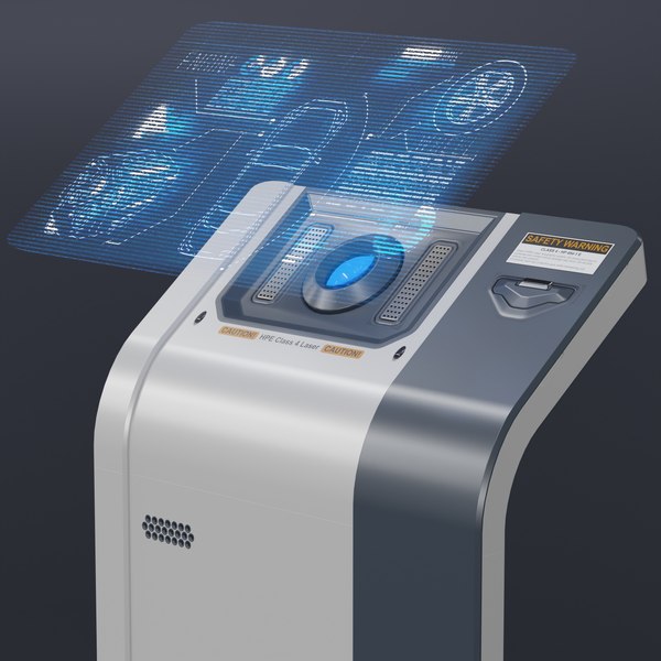 3D model Sci-Fi Info Holographic Panel V2 - TurboSquid 1844827