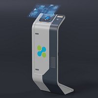model Sci-Fi Info Holographic Panel V2
