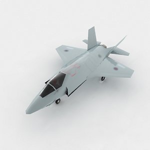 3d f-35 fighter jet jsf model