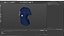 Medical Scrub Top with Stethoscope Navy