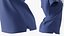 Medical Scrub Top with Stethoscope Navy