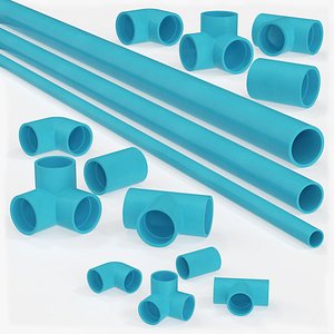 Plumbing PVC Pipes and Fittings Set