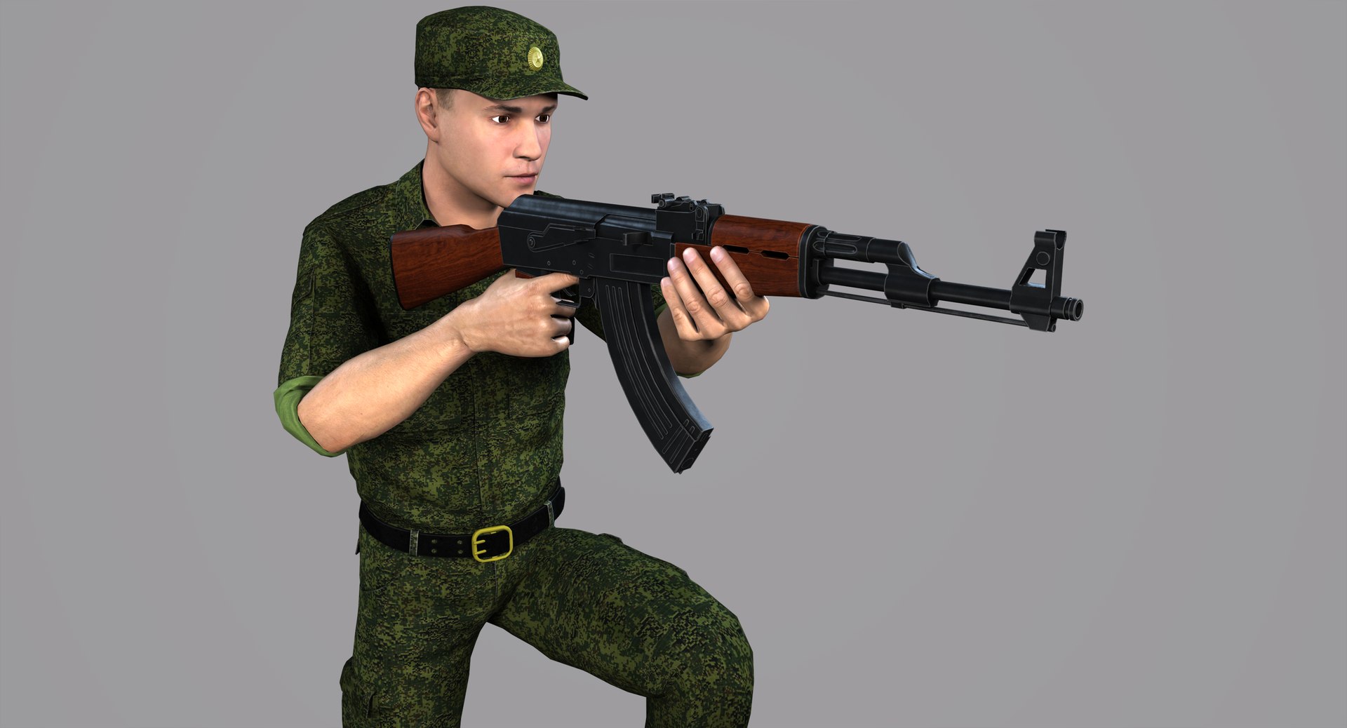 Realistic Russian Soldier Human 3d Model Turbosquid 1224881