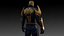 Marvel Nova Richard Rider 3D-Modell, vollständig ausgerüstet und texturiert
