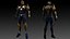 Marvel Nova Richard Rider 3D-Modell, vollständig ausgerüstet und texturiert
